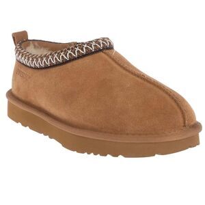 EverAu Womens/Ladies Wigeon Leather Slippers / Chestnut